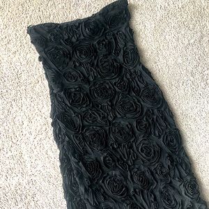Zara Black Strapless Dress